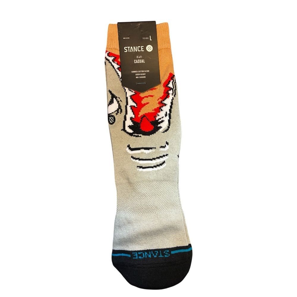 STANCE Kids Snack Attack Socks Black size large kids new
